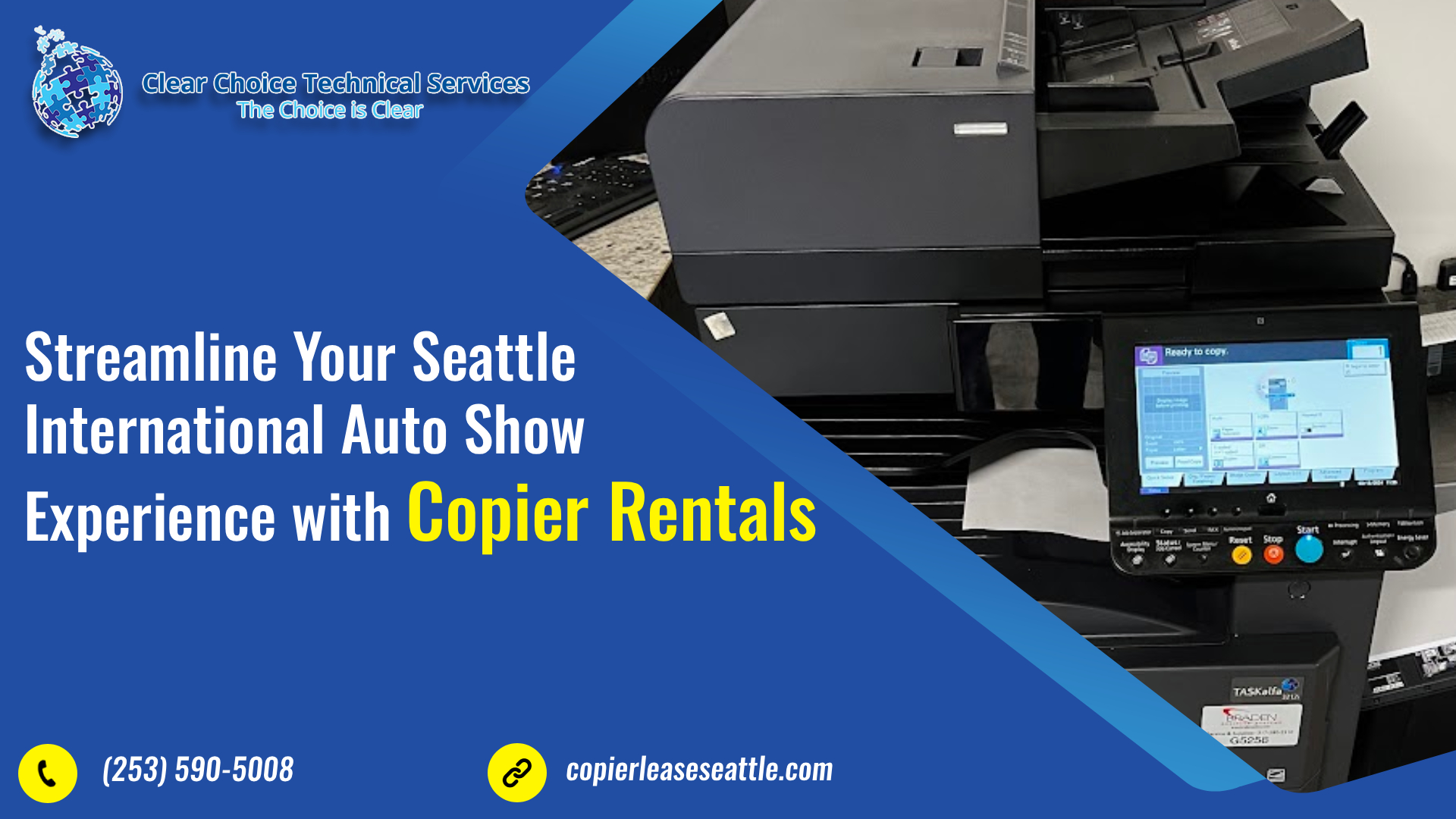 Read more about the article Streamline Your Seattle International Auto Show Experience with Copier Rentals